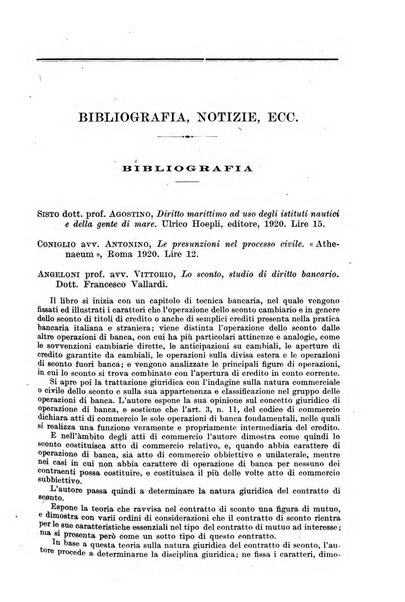 Il diritto commerciale rivista periodica e critica di giurisprudenza e legislazione