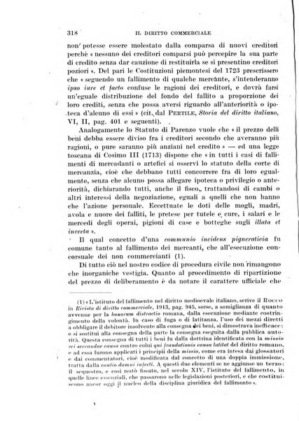 Il diritto commerciale rivista periodica e critica di giurisprudenza e legislazione