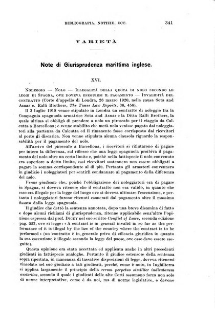 Il diritto commerciale rivista periodica e critica di giurisprudenza e legislazione