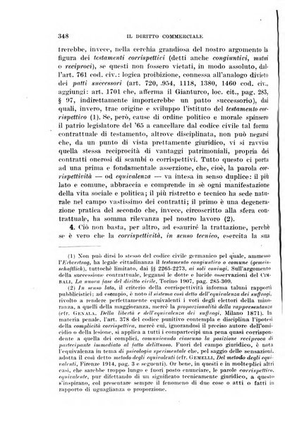 Il diritto commerciale rivista periodica e critica di giurisprudenza e legislazione