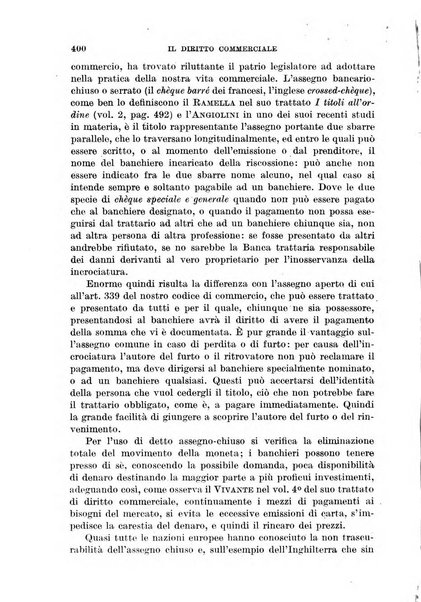 Il diritto commerciale rivista periodica e critica di giurisprudenza e legislazione