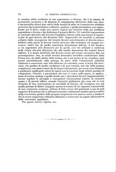 Il diritto commerciale rivista periodica e critica di giurisprudenza e legislazione