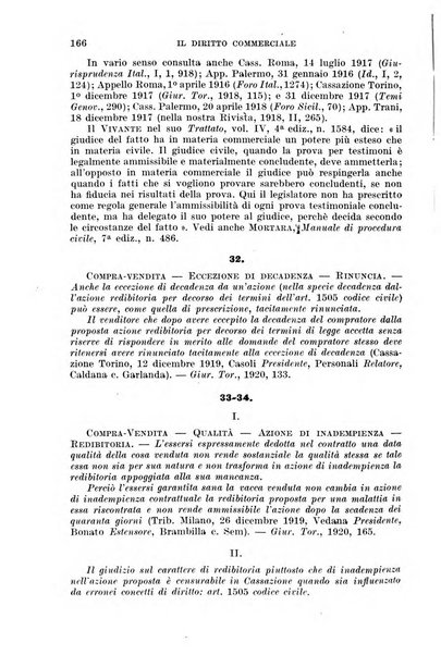 Il diritto commerciale rivista periodica e critica di giurisprudenza e legislazione