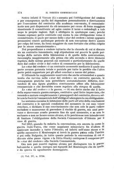 Il diritto commerciale rivista periodica e critica di giurisprudenza e legislazione