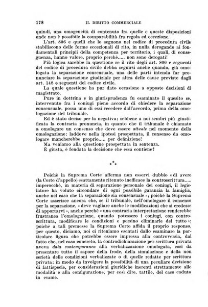 Il diritto commerciale rivista periodica e critica di giurisprudenza e legislazione