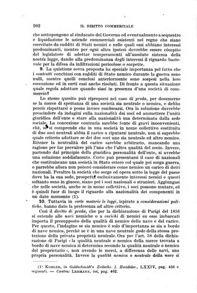 Il diritto commerciale rivista periodica e critica di giurisprudenza e legislazione