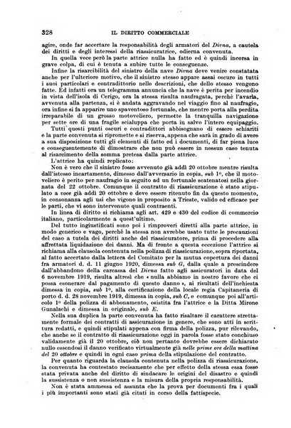 Il diritto commerciale rivista periodica e critica di giurisprudenza e legislazione