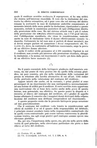 Il diritto commerciale rivista periodica e critica di giurisprudenza e legislazione