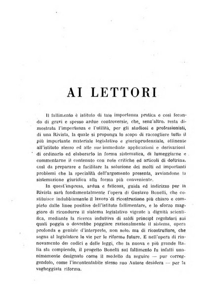 Il diritto fallimentare rivista di dottrina e giurisprudenza