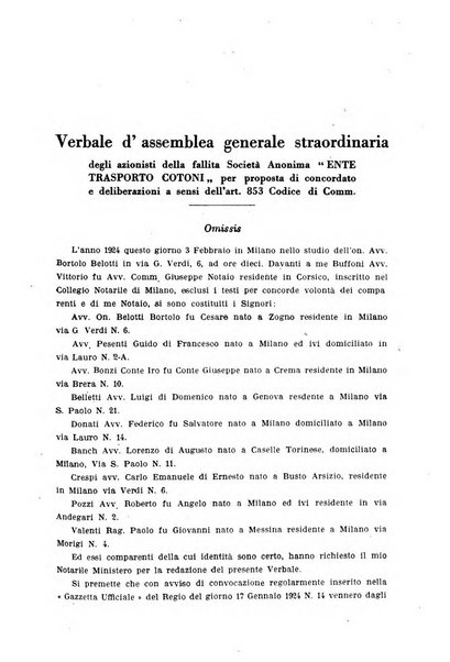 Il diritto fallimentare rivista di dottrina e giurisprudenza