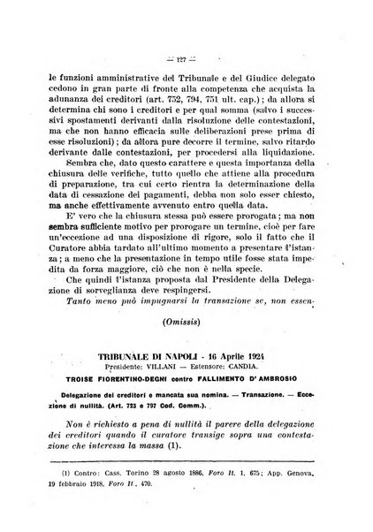 Il diritto fallimentare rivista di dottrina e giurisprudenza