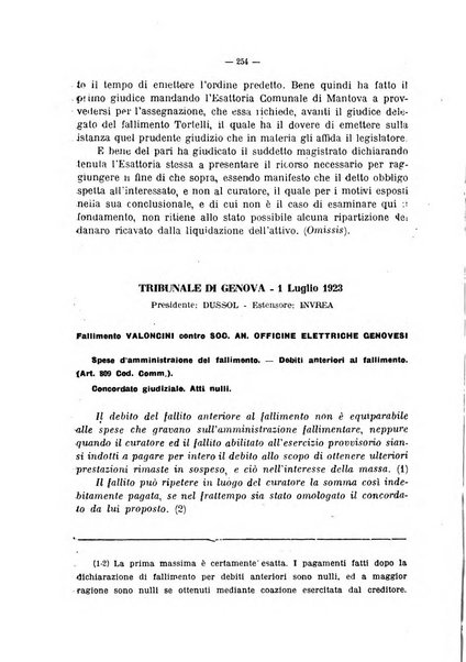 Il diritto fallimentare rivista di dottrina e giurisprudenza