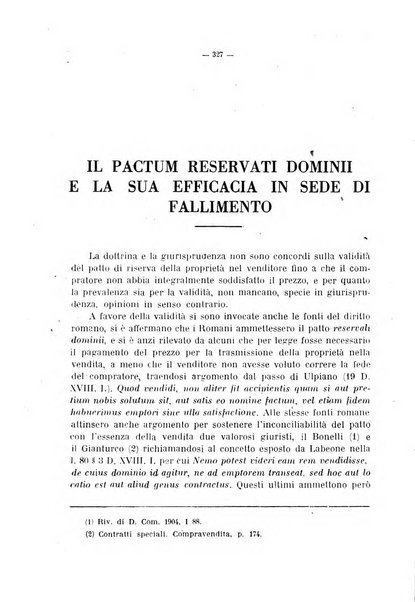 Il diritto fallimentare rivista di dottrina e giurisprudenza