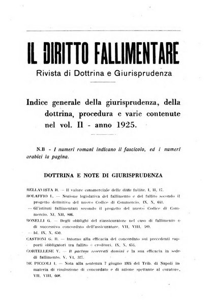 Il diritto fallimentare rivista di dottrina e giurisprudenza