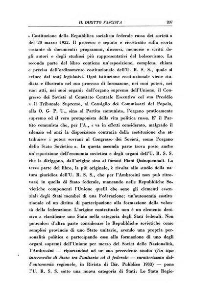 Il diritto fascista rivista di studio e commento delle leggi fasciste nella dottrina e nella giurisprudenza