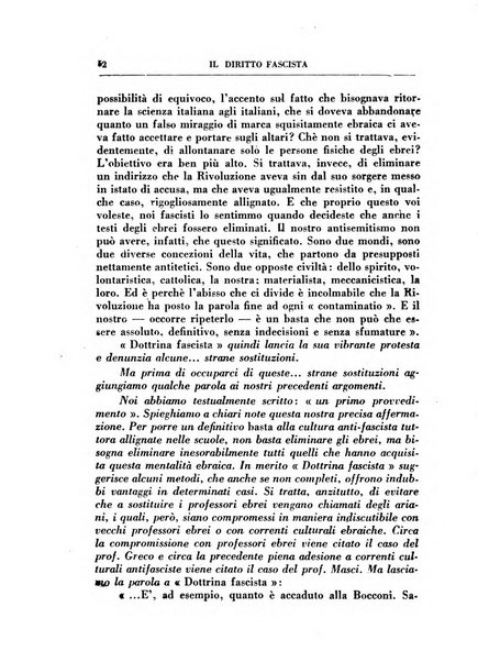 Il diritto fascista rivista di studio e commento delle leggi fasciste nella dottrina e nella giurisprudenza