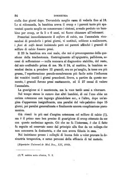 Dosimetria periodico mensile con la libera collaborazione dei medici italiani