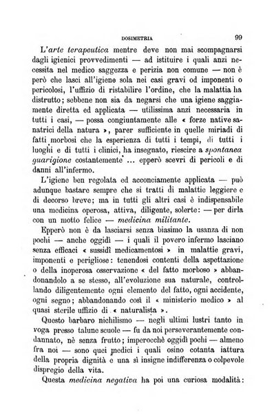 Dosimetria periodico mensile con la libera collaborazione dei medici italiani