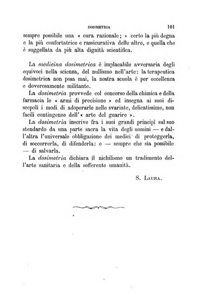 Dosimetria periodico mensile con la libera collaborazione dei medici italiani