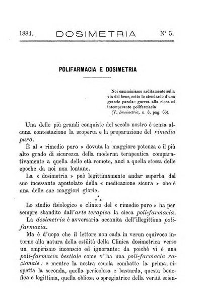 Dosimetria periodico mensile con la libera collaborazione dei medici italiani