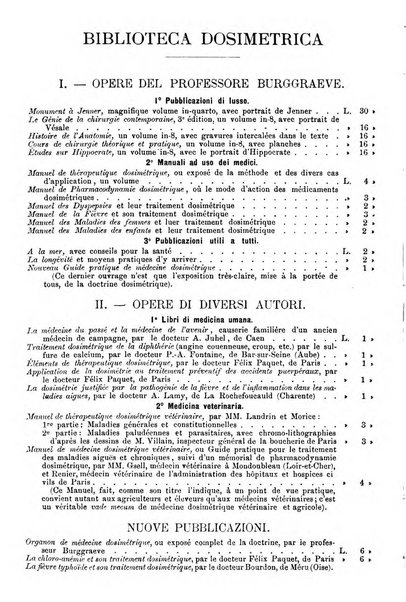 Dosimetria periodico mensile con la libera collaborazione dei medici italiani