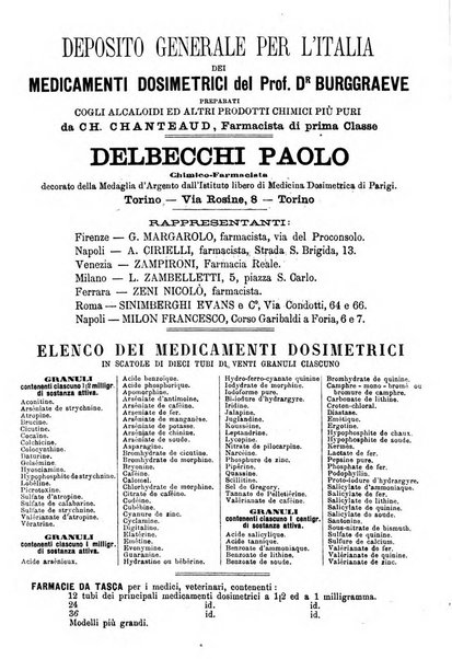 Dosimetria periodico mensile con la libera collaborazione dei medici italiani