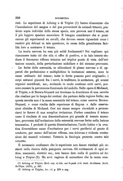 Dosimetria periodico mensile con la libera collaborazione dei medici italiani