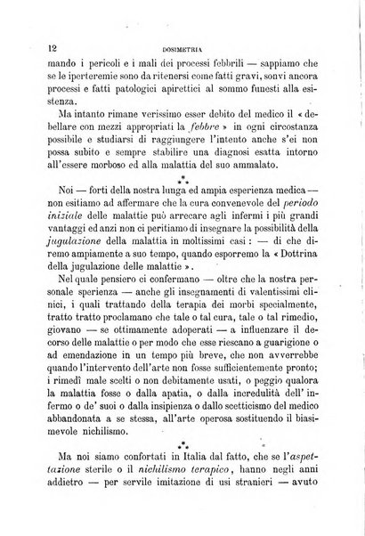 Dosimetria periodico mensile con la libera collaborazione dei medici italiani