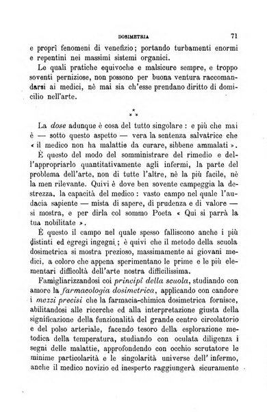 Dosimetria periodico mensile con la libera collaborazione dei medici italiani