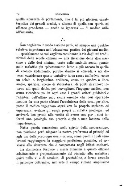 Dosimetria periodico mensile con la libera collaborazione dei medici italiani