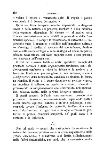 Dosimetria periodico mensile con la libera collaborazione dei medici italiani