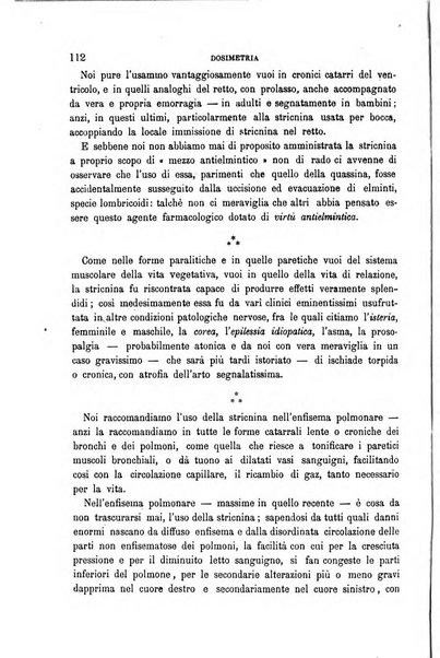 Dosimetria periodico mensile con la libera collaborazione dei medici italiani