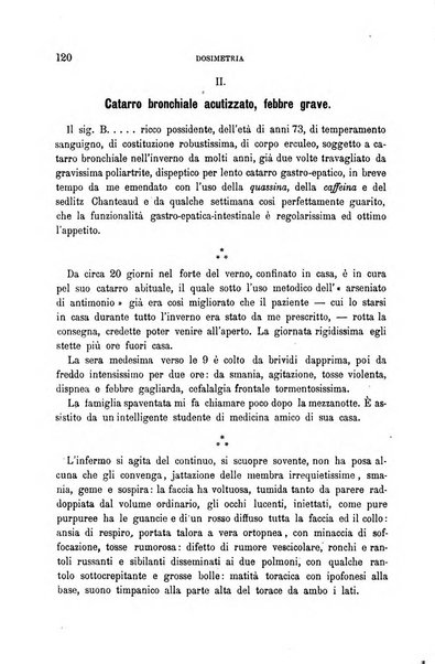 Dosimetria periodico mensile con la libera collaborazione dei medici italiani