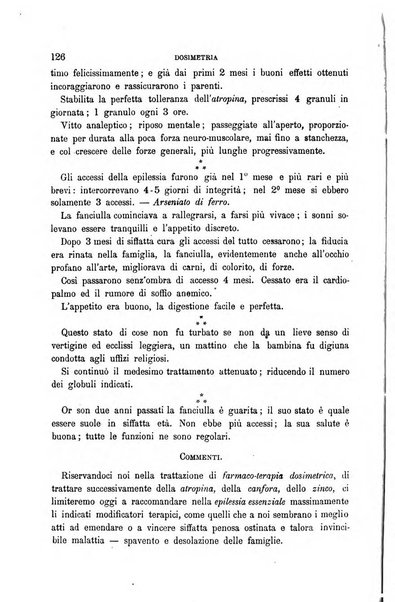 Dosimetria periodico mensile con la libera collaborazione dei medici italiani