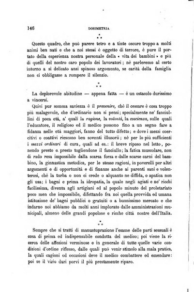 Dosimetria periodico mensile con la libera collaborazione dei medici italiani