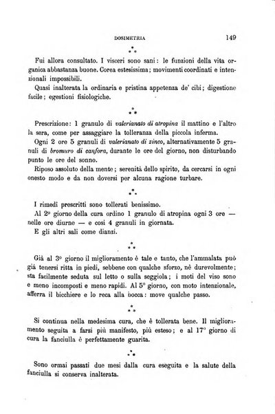 Dosimetria periodico mensile con la libera collaborazione dei medici italiani