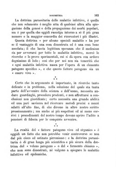 Dosimetria periodico mensile con la libera collaborazione dei medici italiani