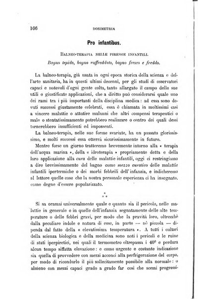 Dosimetria periodico mensile con la libera collaborazione dei medici italiani