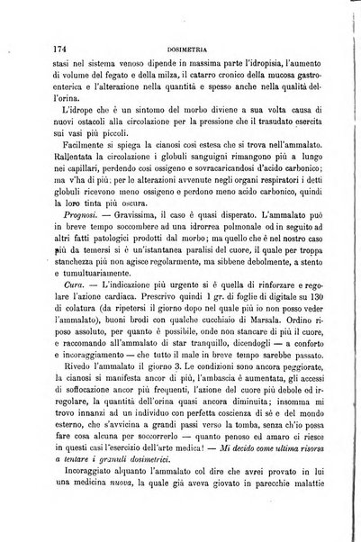 Dosimetria periodico mensile con la libera collaborazione dei medici italiani