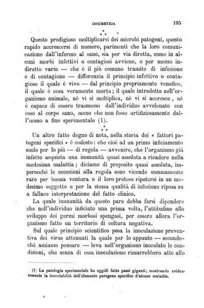 Dosimetria periodico mensile con la libera collaborazione dei medici italiani