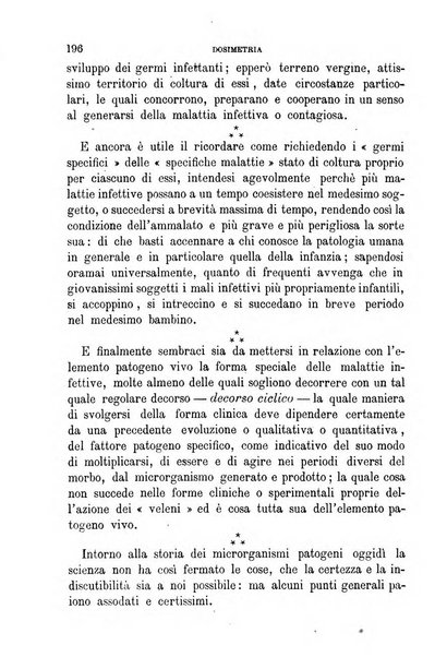 Dosimetria periodico mensile con la libera collaborazione dei medici italiani