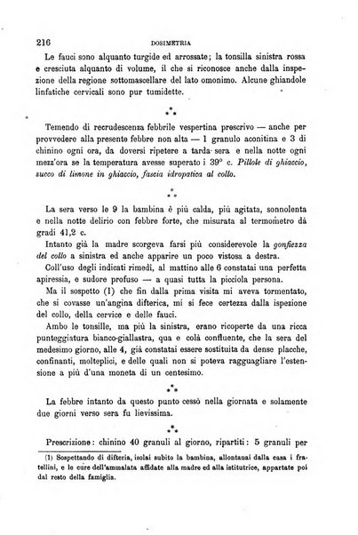 Dosimetria periodico mensile con la libera collaborazione dei medici italiani