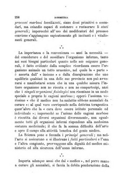 Dosimetria periodico mensile con la libera collaborazione dei medici italiani