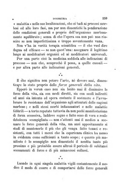 Dosimetria periodico mensile con la libera collaborazione dei medici italiani