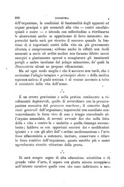 Dosimetria periodico mensile con la libera collaborazione dei medici italiani