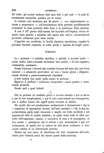 Dosimetria periodico mensile con la libera collaborazione dei medici italiani