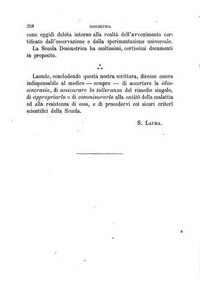 Dosimetria periodico mensile con la libera collaborazione dei medici italiani