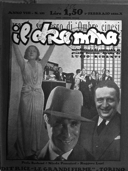 Il dramma rivista mensile di commedie di grande successo