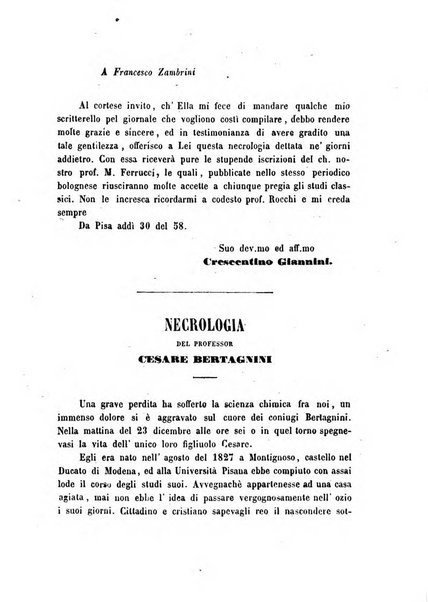 L'eccitamento giornale di filologia, di letteratura e di amenità