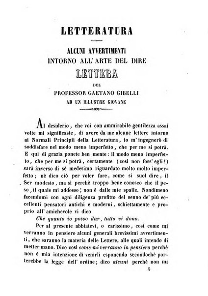 L'eccitamento giornale di filologia, di letteratura e di amenità